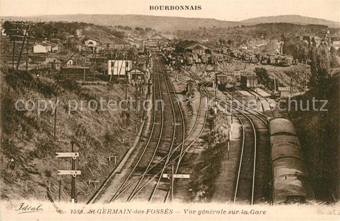 Saint-Germain-des-Fosses Vue Generale sur la gare