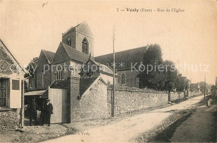 Vesly Eure Rue de l'Eglise