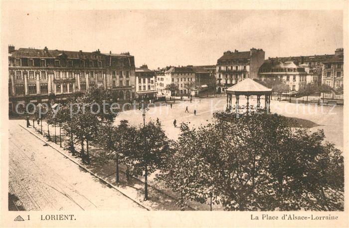 Lorient Morbihan Bretagne Place d Alsace Lorraine Pavillon