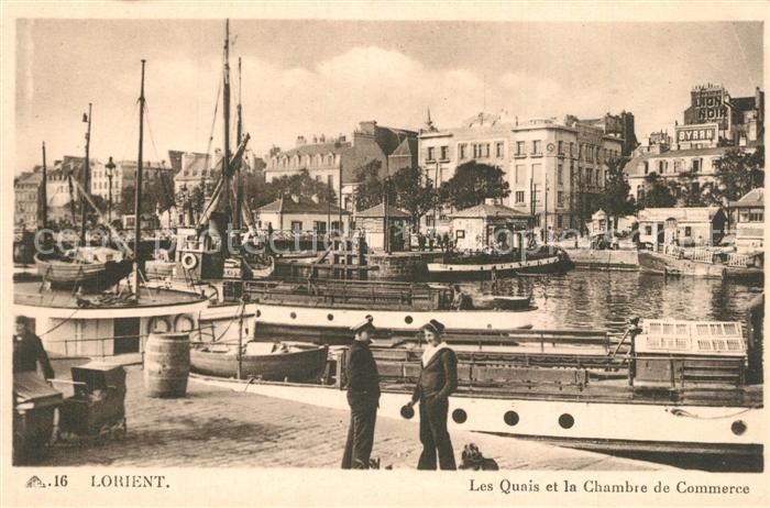 Lorient Morbihan Bretagne Quais Bateaux Chambre de Commerce