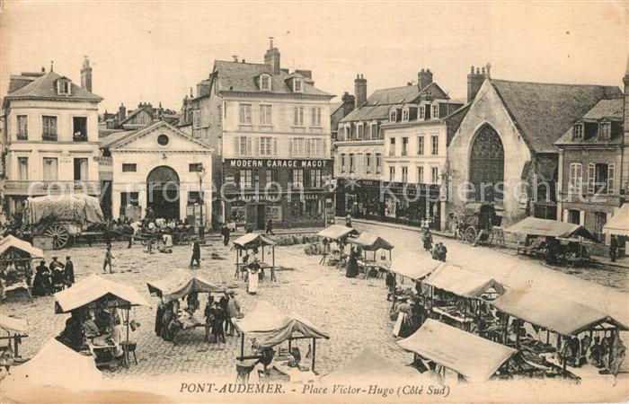 Pont-Audemer Place Victor Hugo Marché