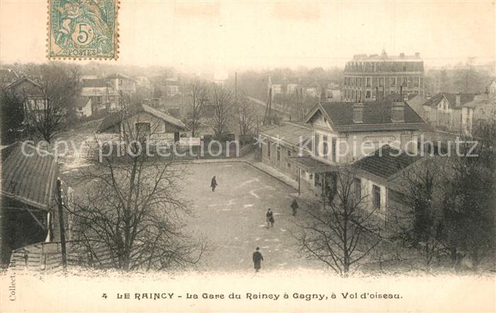 Le Raincy Gare du Raicy a Gagny à vol d oiseau