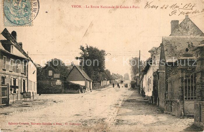 Vron Route Nationale de Calais a Paris