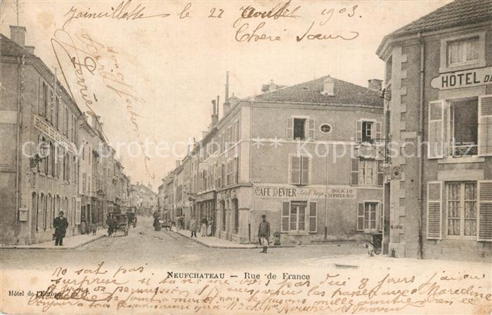 Neufchateau Vosges Rue de France