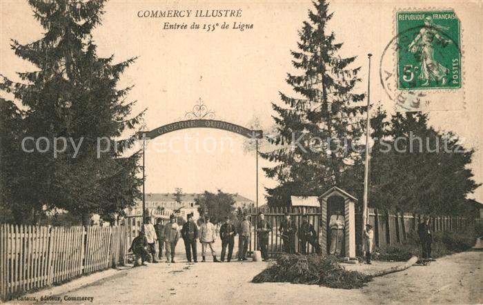 Commercy Meuse Caserne Oudinot Entrée du 155e de Ligne