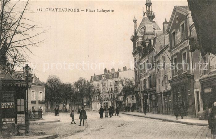 Chateauroux Indre Place Lafayette