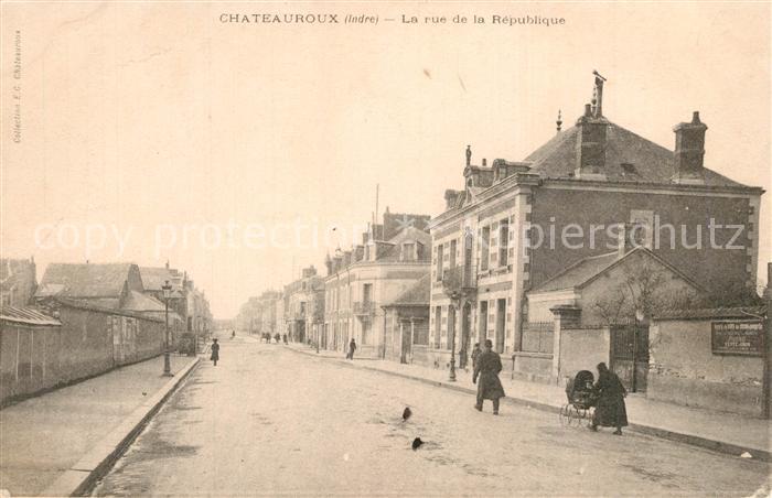 Chateauroux Indre Rue de la République