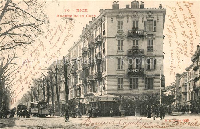 Nice Alpes Maritimes Avenue de la Gare