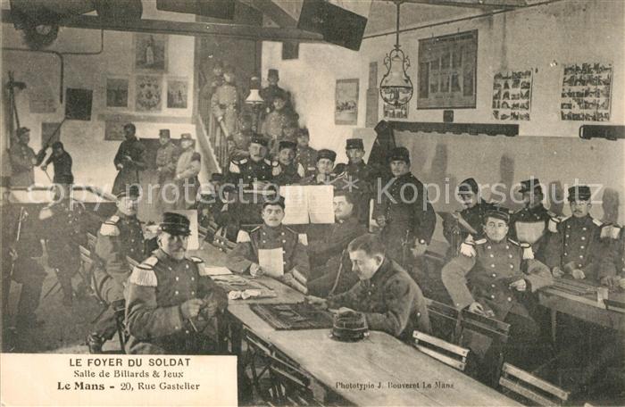 Le Mans Sarthe Foyer du Soldat Salles de Billards et Jeux