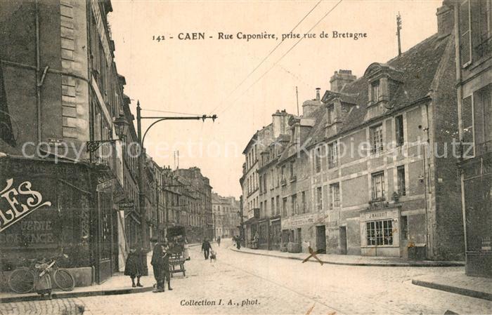 Caen Rue Caponière Rue de Bretagne