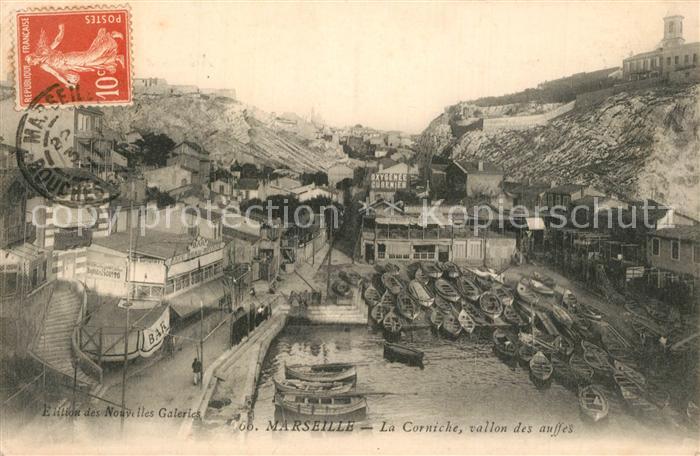 Marseille Bouches-du-Rhone La Corniche vallon des auffes