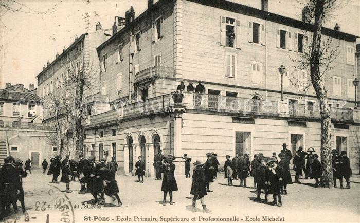 Saint-Pons-de-Thomieres 34 Herault Ecole Primaire Superieure et Profession