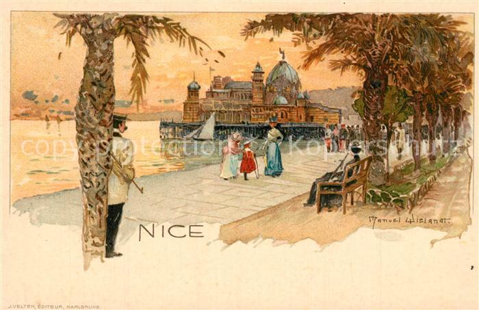 Nice Alpes Maritimes Promenade des Anglais et Jetée Promenad