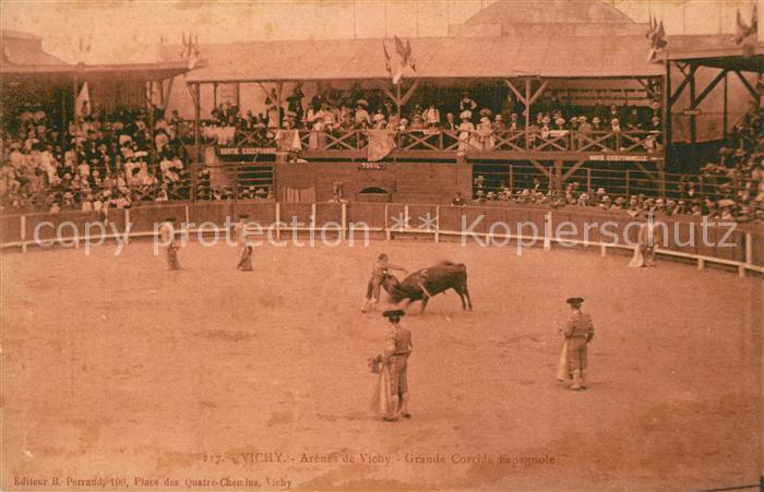 Vichy Allier Arènes Grande Corrida Espagnola Stierkampf Arena