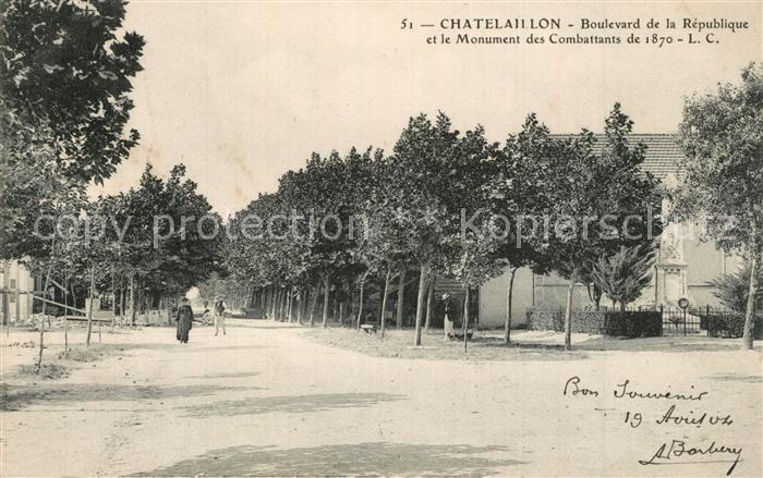 Chatelaillon-Plage Boulevard de la République Monument des