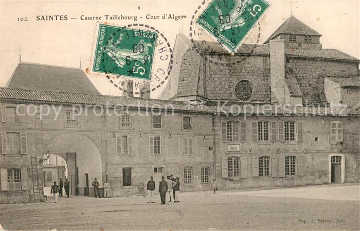 Saintes Charente-Maritime Caserne Taillebourg Cour d Alger