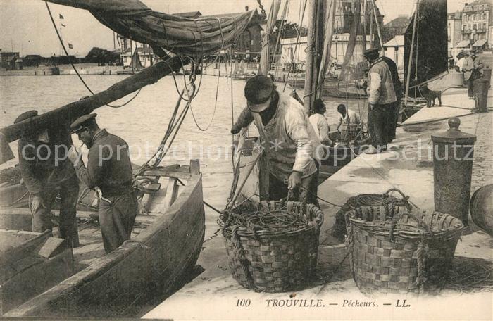 Trouville-sur-Mer Pêcheurs au port