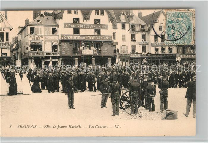 Beauvais 60 Fêtes de Jeanne Hachette les canons