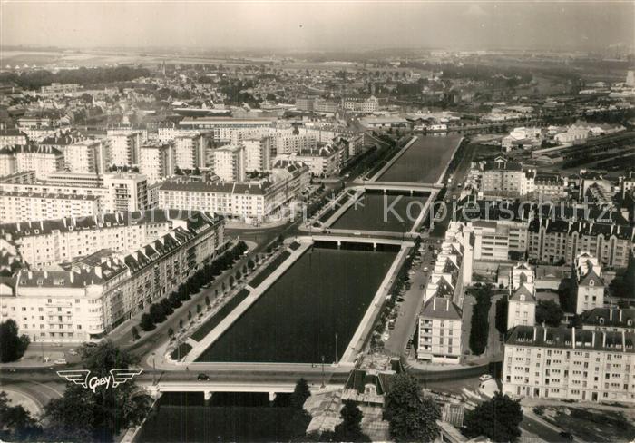 Caen Ponts sur l'Orne vue aérienne