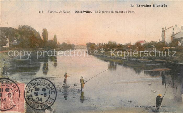 Malzeville La Meurthe en amont du Pont