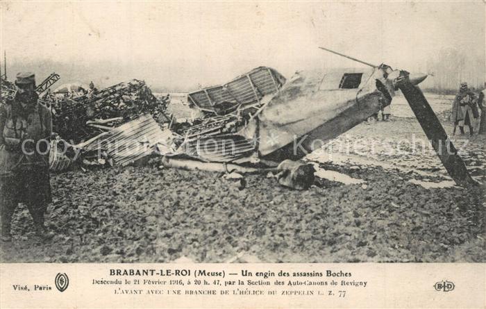 Brabant-le-Roi Un engin des assassins Boches