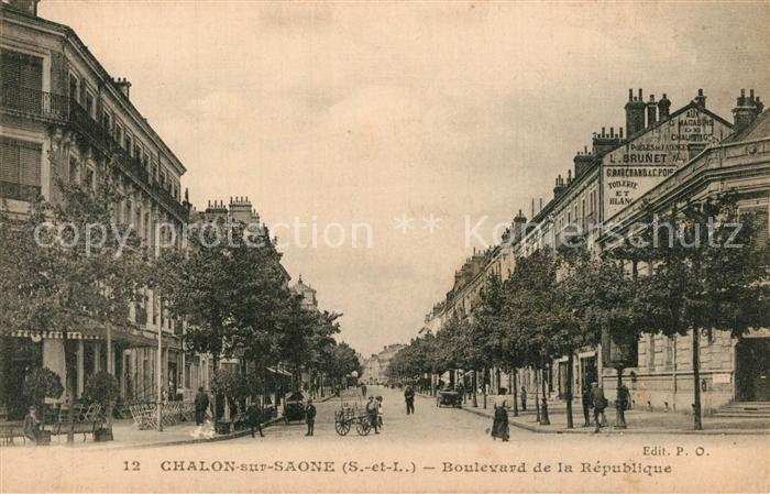 Chalon-sur-Saone Boulevard de la Republique