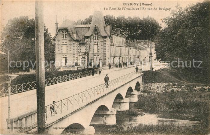 Revigny-aux-Vaches Le Pont de l’Ornain et l’Entree de Revigny