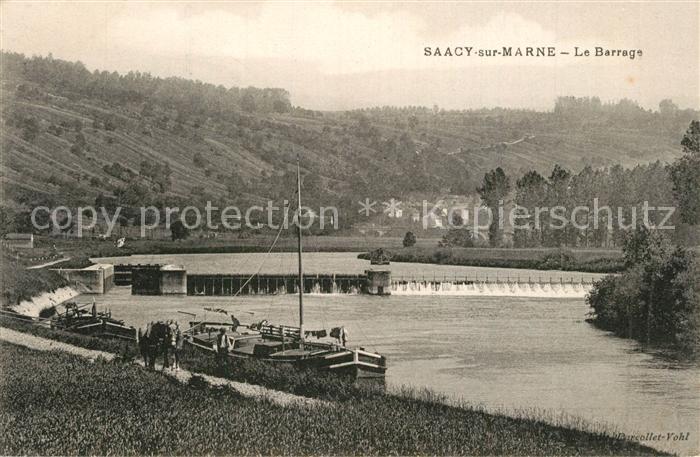 Saacy-sur-Marne Le Barrage