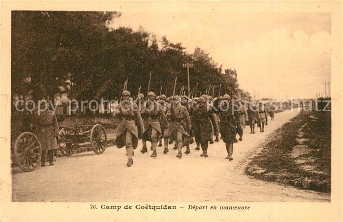 Coetquidan Camp de Coetquidan Depart en maneuvre
