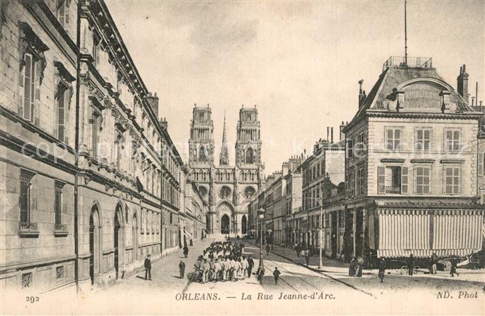 Orleans Loiret La Rue Jeanne d_Arc