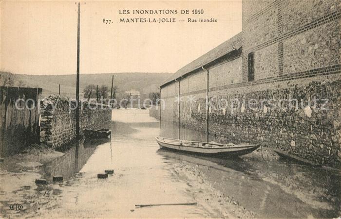 Mantes-la-Jolie Rue inondee