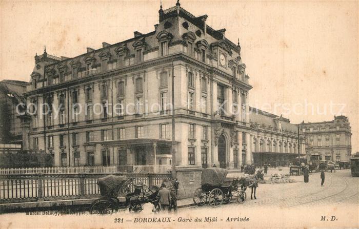 Bordeaux Gare du Midi Arrivee