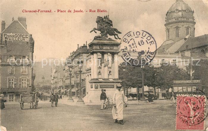 Clermont-Ferrand Place de Jaude Rue Blatin