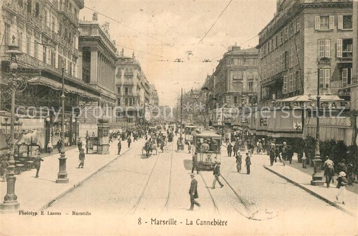 Marseille Bouches-du-Rhone La Cannebiere
