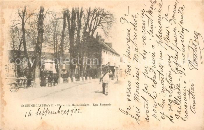Saint-Seine-l Abbaye Place de Marronniers Rue Sonnois