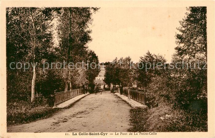 La Celle-Saint-Cyr Le Pont de La Petite Celle