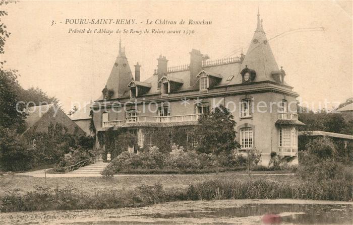 Pouru-Saint-Remy La Chateau de Romeban Prevote de l’Abbaye de St Remy de Reims a