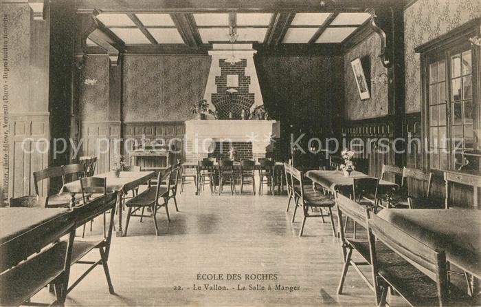 Ecole des Roches Le Vallon La Salle a Manger