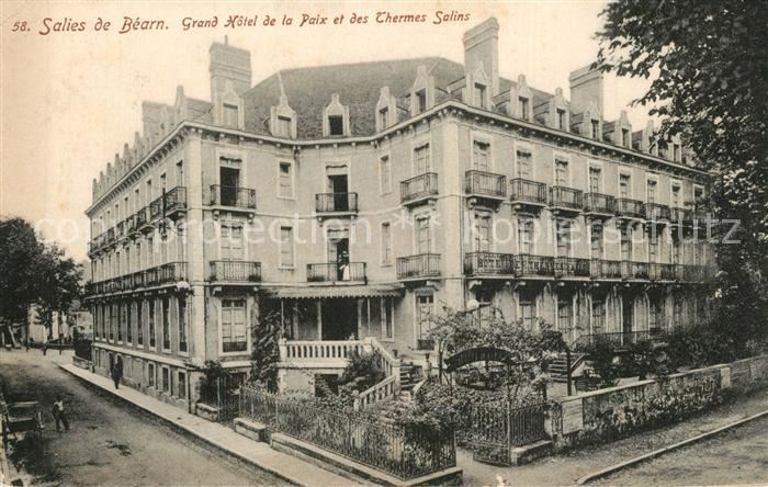 Salies-de-Bearn Grand Hotel de la Paix et des Thermes Salins