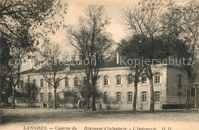 Langres Caserne du Regiment d’Infanterie l'Infirmerie