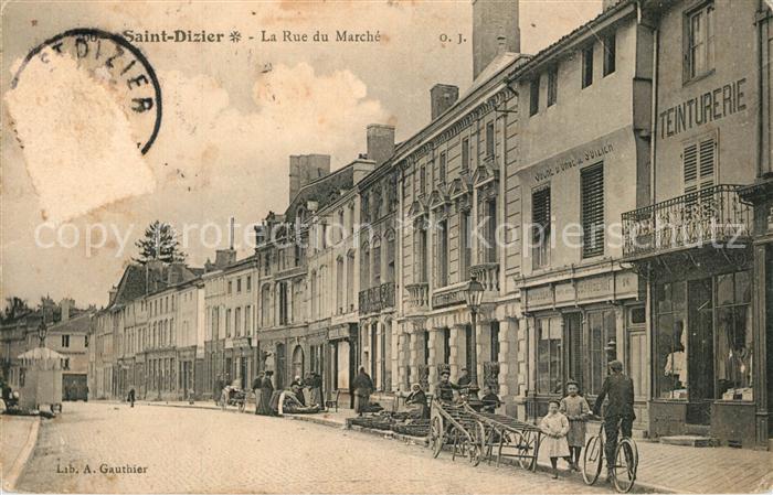 Saint-Dizier Haute-Marne La Rue du Marche