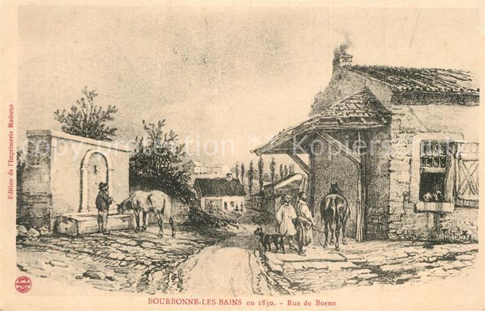 Bourbonne-les-Bains Rue de Borne