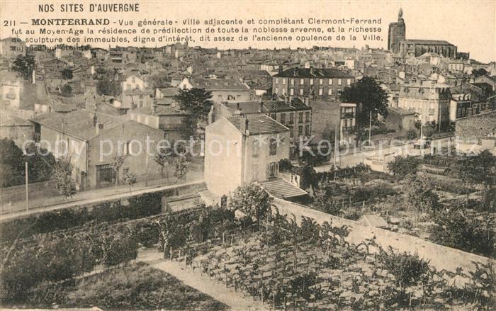 Montferrand Clermont-Ferrand Vue generale