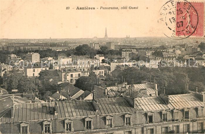 Asnieres-sur-Seine Panorama cote Ouest