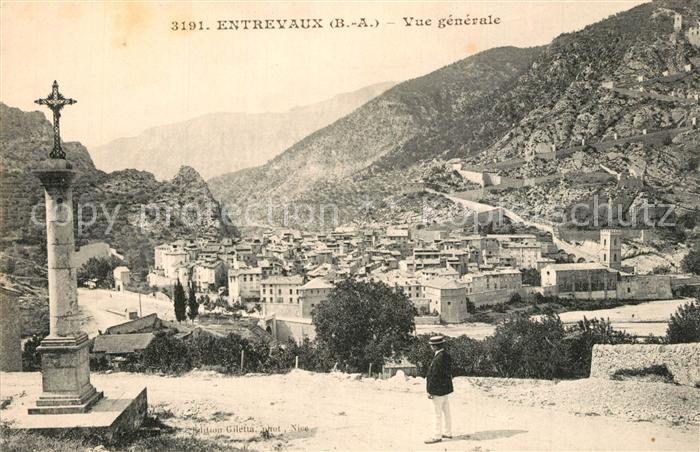 Entrevaux Vue generale