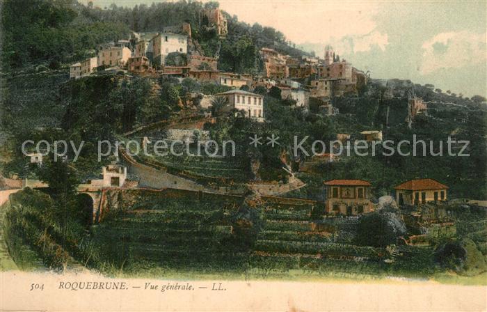 Roquebrune Menton Vue generale