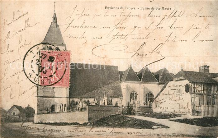 Troyes Aube Eglise de Ste Maure
