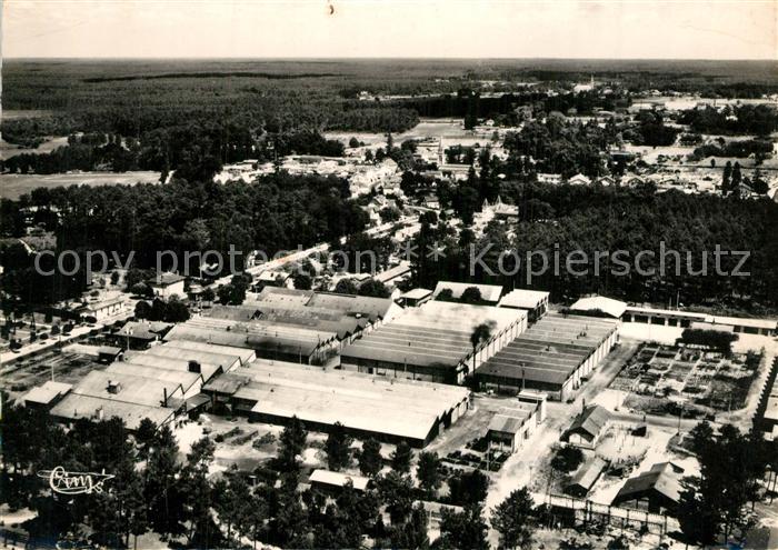 Belin-Beliet Vue aerienne des Usines Cazenave
