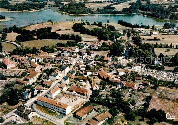 Cieux Vue aerienne Le Bourg et l'Etang