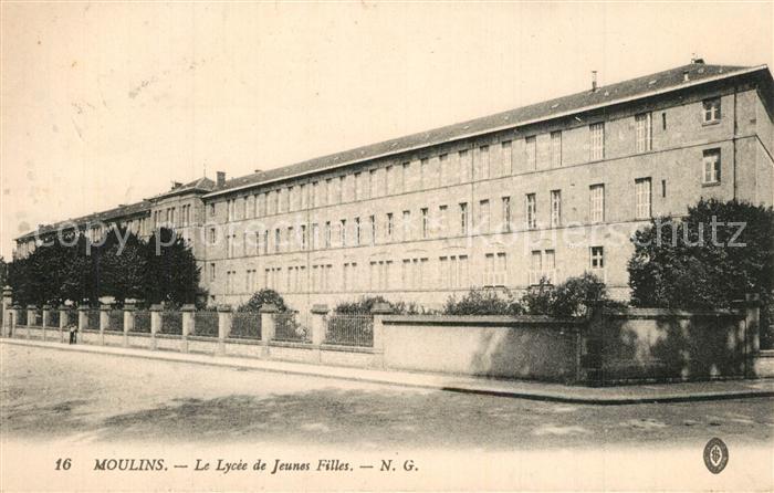 Moulins Allier Lycee de Jeunes Filles